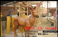 圣誕節鹿雕塑/圣誕節裝飾/商業美陳制作