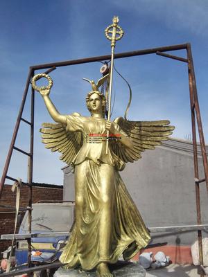 玻璃鋼女神像/玻璃鋼天使女神仿銅雕塑